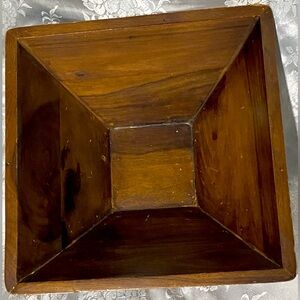 Hand Carved Wooden Pedestal Display Stand –Made in India– Plant / Sculpture Base